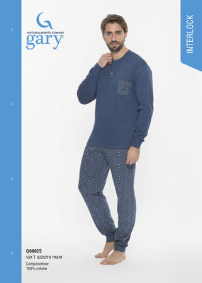 PIGIAMA UOMO M/L Q60025 Tellini S.r.l. Wholesale Clothing